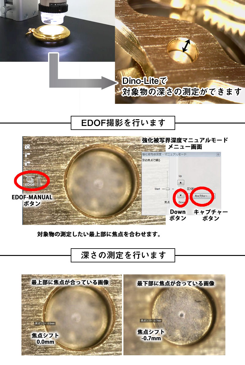 立体物の深さを計測可能